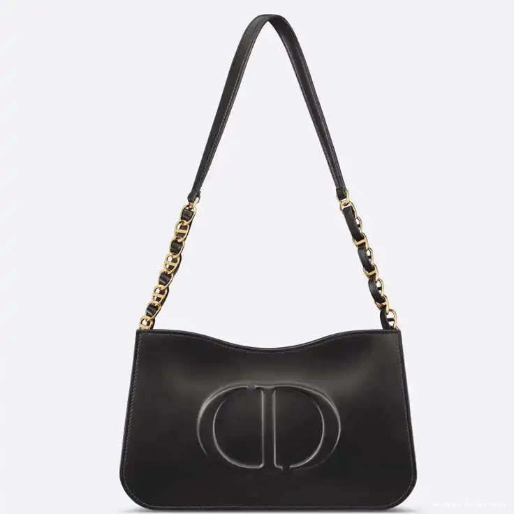 Cheap Black Dior Calfskin Bag CD Hobo Signature Mini 0426 Hot Sale